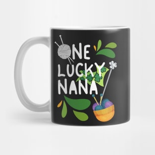 One Lucky Nana, Luckiest Nana, Nana St Patrick's Day Mug